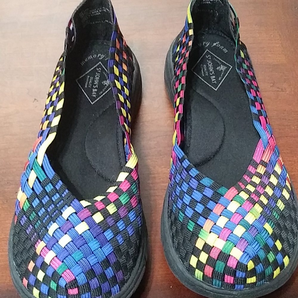 Women's St. John's Bay Multi Color Slip Ons